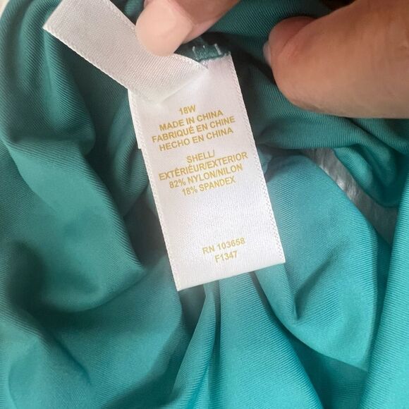 NWT Anne Cole Convertible High Waist Shirred Swim Bottom - Picture 6 of 6